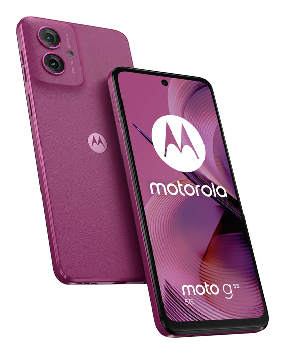 EAN 0840023274848 - Motorola moto g55 5G 16,5 cm (6.49") SIM doble Android 14 USB Tipo C 8 GB 256 GB 5000 mAh Púrpura imagen 1