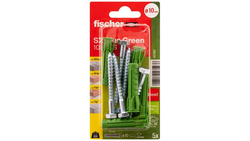 EAN 4048962481938 - Fischer 567867 tornillo de anclaje y taco 5 pieza(s) Juego de enchufes de pared y tornillos 50 mm imagen 2
