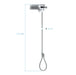 EAN 8433281009868 - TooQ TQCLKC0015 cable antirrobo Plata 1,5 m imagen 3