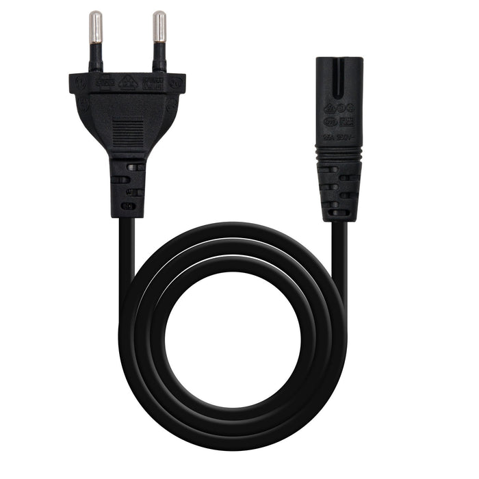 EAN 8433281016699 - Nanocable 10.22.0402-L300 cable de transmisión CEE7/16 C7 acoplador imagen 1