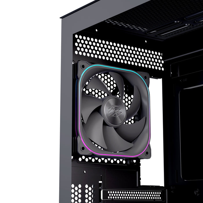 EAN 6977277360066 - Einarex EXCS-PR-51DR-B carcasa de ordenador Midi Tower Negro imagen 8