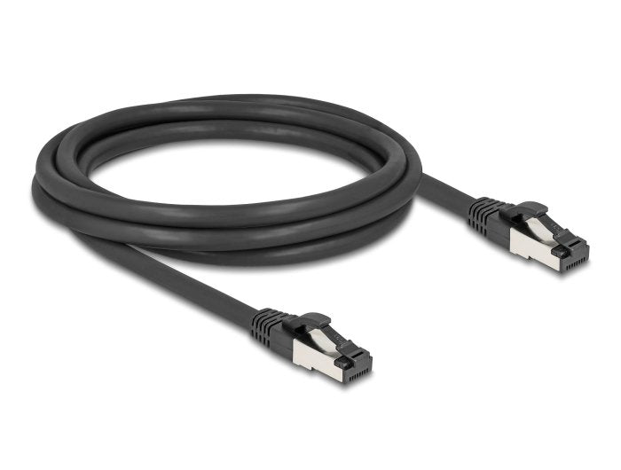 Cable Delock Rj45 De Red Cat.8.1 S/Ftp 2 M Bis 40 Gbps Negro