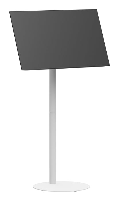 M Pro Series - Single Pole  Floorbase 2 White