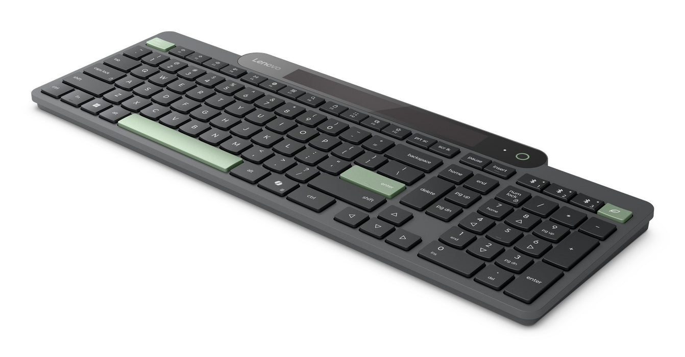 EAN 0195892122609 - Lenovo Self-Charging Bluetooth (ES 172) teclado Hogar / Oficina Español Negro, Verde imagen 11