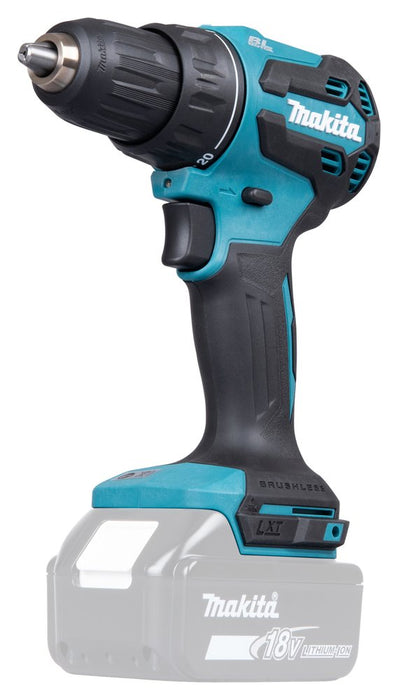 EAN 0197050009845 - Makita DDF490Z taladro 1900 RPM Sin llave 1,7 kg Azul, Negro imagen 10
