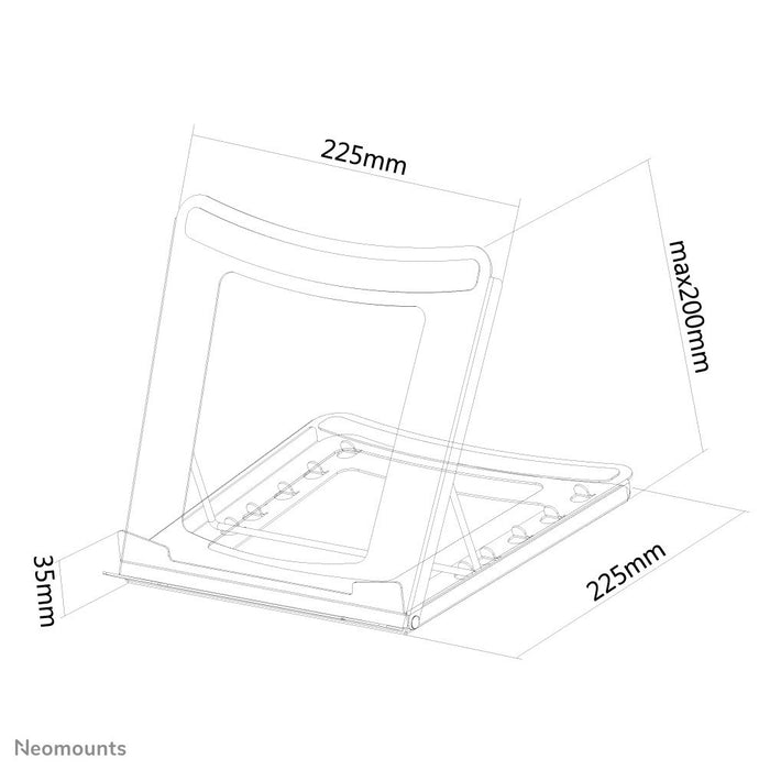 EAN 8717371446598 - Neomounts NSLS075BLACK soporte para ordenador portátil Negro 40,6 cm (16") imagen 20