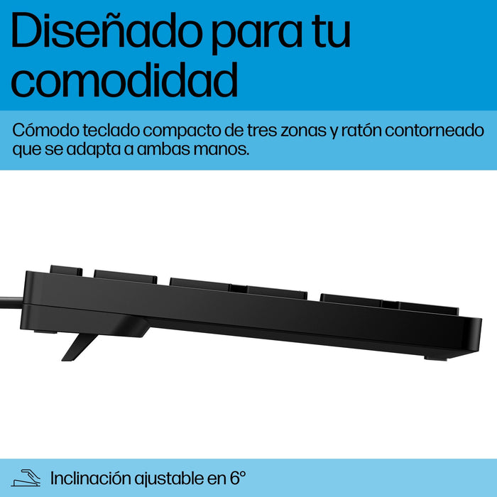 Teclado Y Ratón Hp Desktop 320mk Negro