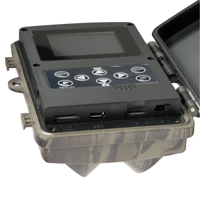 Cámara Naturaleza Denver Wcm-8010 Cmos 8mp Lcd 2'/5cm Vídeo 1080p 3 Sensores Movimiento Filtro Ir 42 Leds Lector Sim 2g/Gsm Microsd Ip