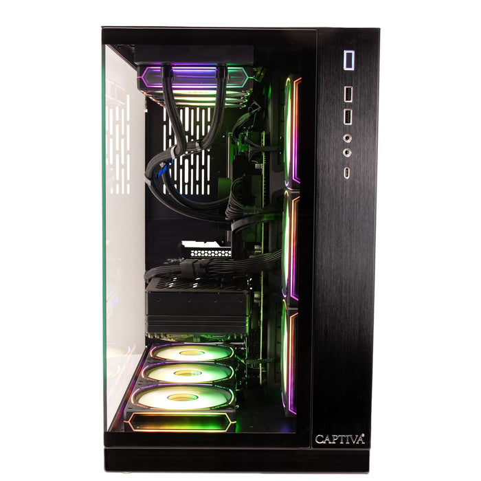 Captiva Pc Highend Gaming R90-464 R9 9900x Rtx5070 Ti 16gb Gddr7 Ssd 2tb 64gb Wlan Windows 11 Home