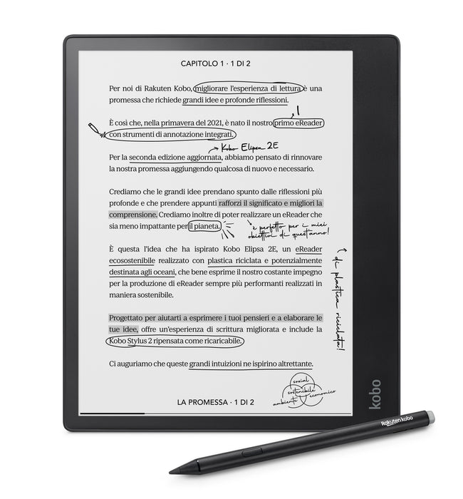 EAN 0681495008704 - Rakuten Kobo Elipsa 2E lectore de e-book Pantalla táctil 32 GB Wifi Negro imagen 4