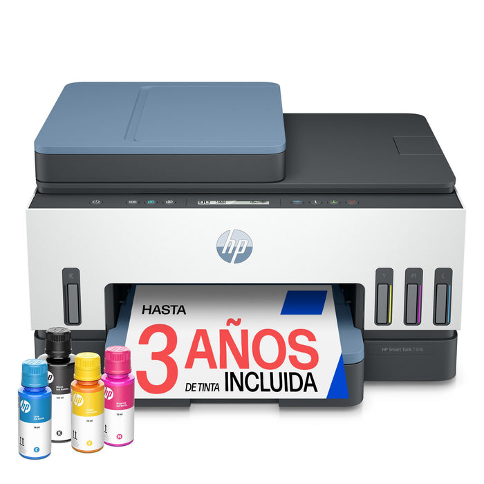 EAN 0195908302520 - HP Smart Tank 7306 All-in-One Printer Inyección de tinta térmica A4 4800 x 1200 DPI 15 ppm Wifi imagen 8
