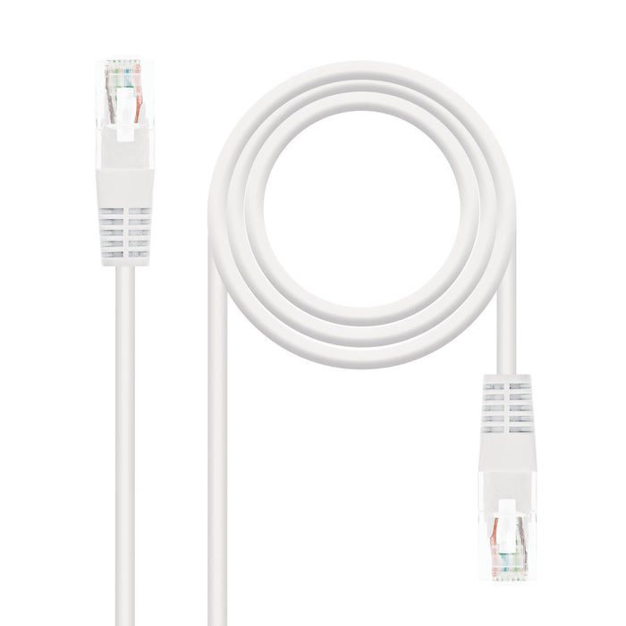 EAN 8433281003408 - Nanocable 10.20.0100-W cable de red 0,5 m Cat5e U/UTP (UTP) imagen 1