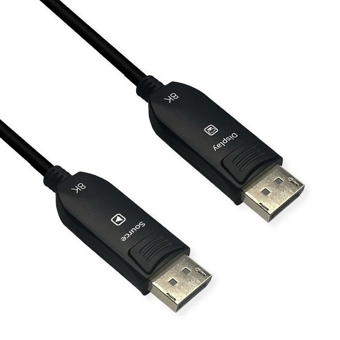 Cable Roline Displayport V2.1 (Aoc), 10k@60hz, 54gbit S, Uhbr13.5, St St, 20 M