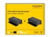 EAN 4043619642267 - DeLOCK 64226 convertidor, repetidor y aislador en serie Negro imagen 4