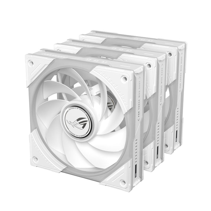 Ventilador Pc Asus Rog Eurux Gr120 Fan Argb Reverse Blanco 3in1