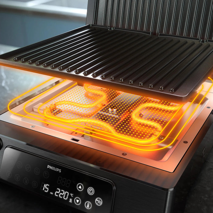 EAN 8720389035678 - Philips 7000 series HD6307/70 parrilla eléctrica de contacto imagen 5