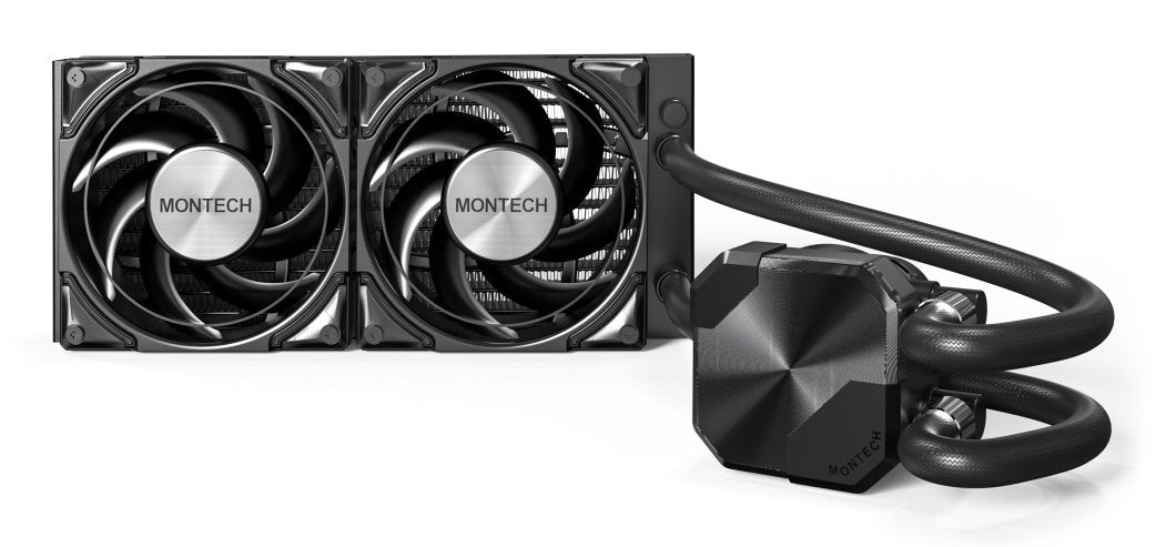 EAN 4710562745399 - Montech HyperFlow Silent 240 Procesador Sistema de refrigeración líquida todo en uno 12 cm Negro 1 pieza( imagen 2