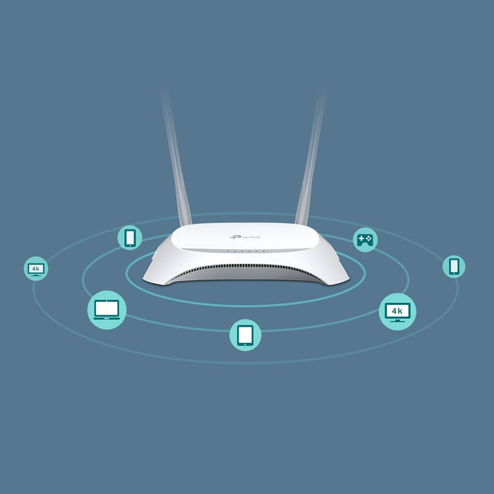 EAN 6935364051495 - TP-Link TL-MR3420 router inalámbrico Ethernet rápido Banda única (2,4 GHz) Negro, Blanco imagen 8