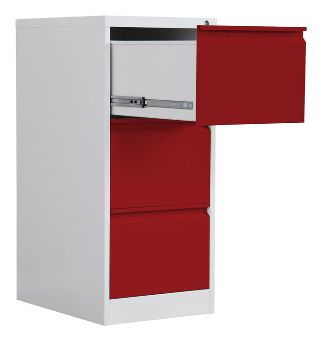 Phoenix Safe Hängeregimraturschrank 3 Schubladen Rot
