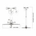 EAN 8436574703481 - AISENS CP02TSRE-051 montaje para projector Techo Negro imagen 5