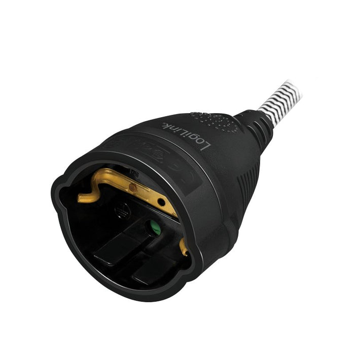EAN 4052792060843 - LogiLink LPS104 cable de transmisión Negro, Blanco 3 m Enchufe tipo F imagen 3