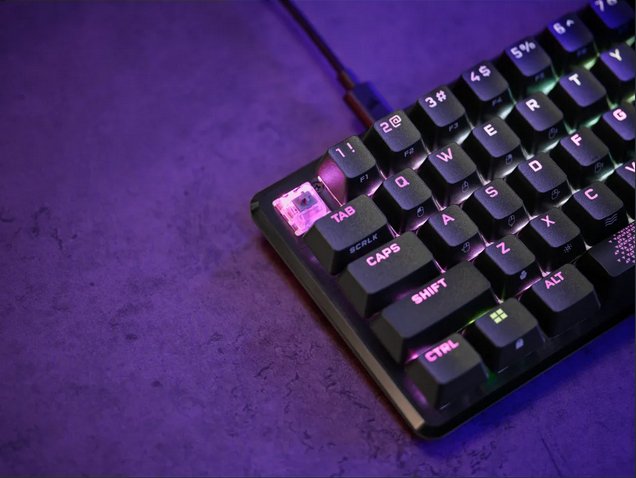 EAN 0840006698432 - Corsair K65 PRO MINI teclado Juego USB QWERTY Inglés Negro imagen 5