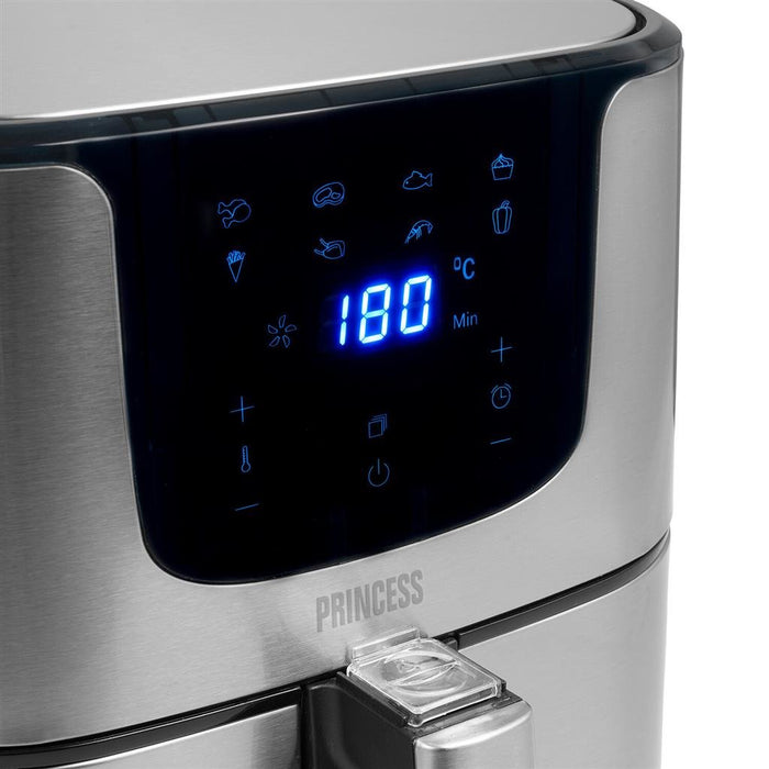 EAN 8712836973930 - Princess 183312 Sencillo 5,5 L Independiente 1700 W Freidora de aire caliente Plata imagen 4
