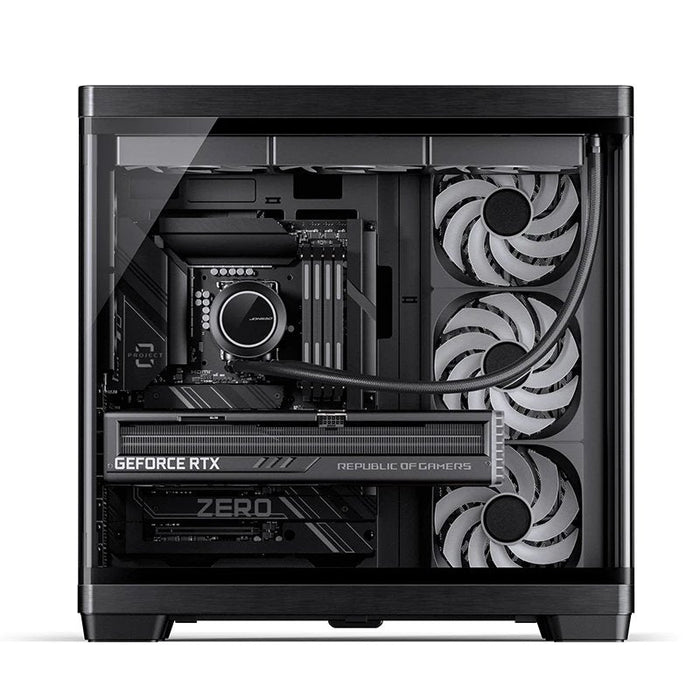 Jonsbo Tk-4 Gehäuse, Midi-Tower, Atx, Tempered Glass - Schwarz