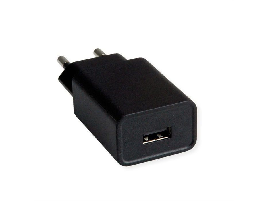 Value Usb Charger Mit Euro-Stecker, 1-Port (Typ-A), 12w