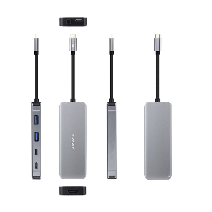 EAN 8433281014329 - Nanocable 10.16.1006 base para portátil y replicador de puertos Alámbrico USB 3.2 Gen 1 (3.1 Gen 1) Type- imagen 2