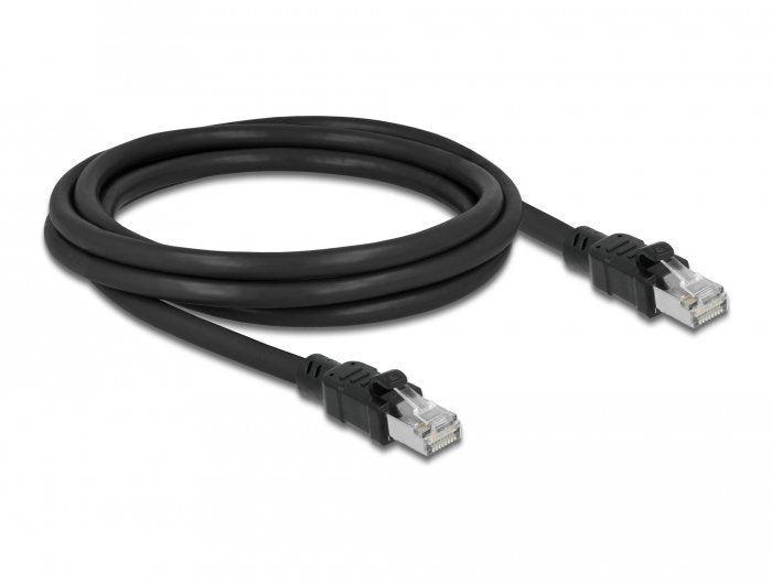 Delock Netzwerkcable Rj45 Cat.6a F Utp Mit Innerem Metallmantel 2 M