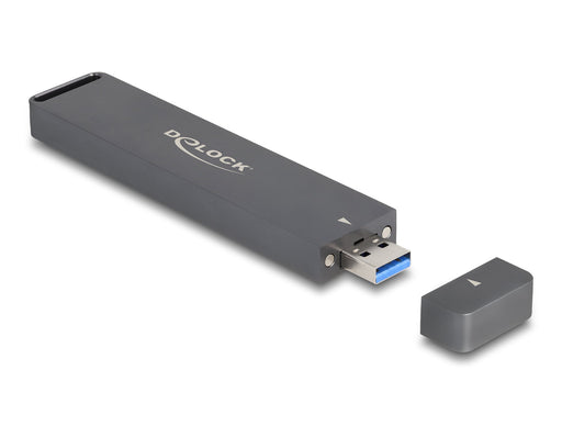 EAN 4043619420216 - DeLOCK 42021 caja para disco duro externo Caja externa para unidad de estado sólido (SSD) Gris imagen 1