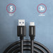 EAN 8595247906250 - Axagon BUCM3-AM10AB cable USB USB 3.2 Gen 1 (3.1 Gen 1) 1 m USB C USB A Negro imagen 2