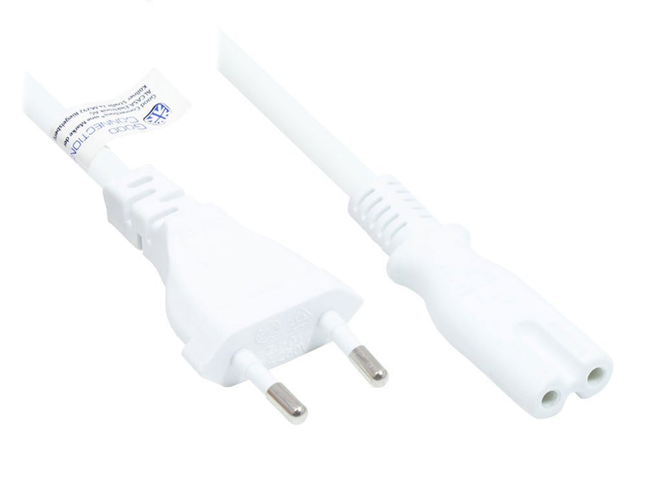 EAN 4014619169146 - Alcasa P0370-W100 cable de transmisión Blanco 10 m Enchufe tipo C C7 acoplador imagen 1