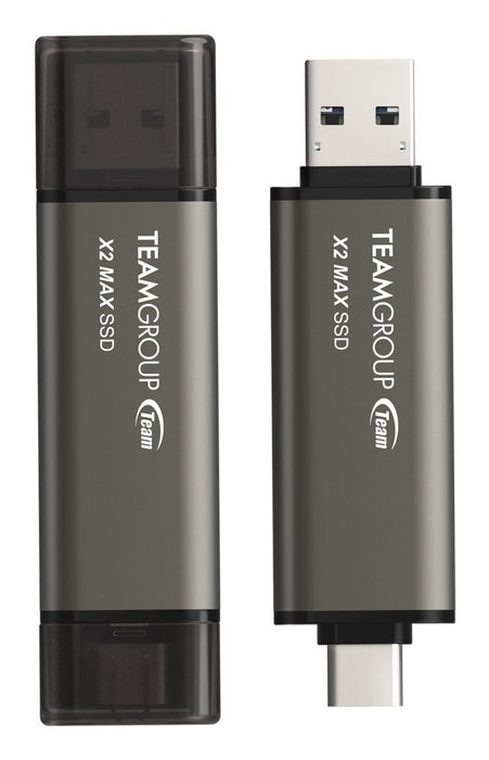 EAN 4711430805955 - Team Group X2 MAX 1 TB USB Type-A / USB Type-C 3.2 Gen 2 (3.1 Gen 2) Gris imagen 5