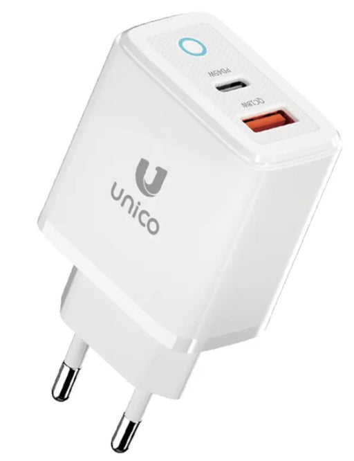 EAN 8435719616945 - UNICO HC1694 cargador de dispositivo móvil Universal Blanco Corriente alterna Carga rápida Interior imagen 1