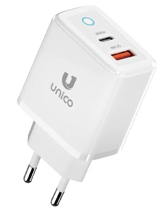 EAN 8435719616945 - UNICO HC1694 cargador de dispositivo móvil Universal Blanco Corriente alterna Carga rápida Interior imagen 1