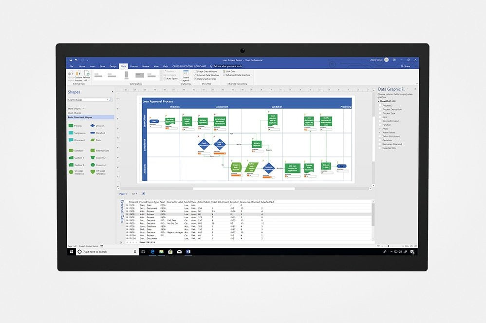 Microsoft Visio Professional 2021 1 Licencia(S), Software 1 Licencia(S), Inglés