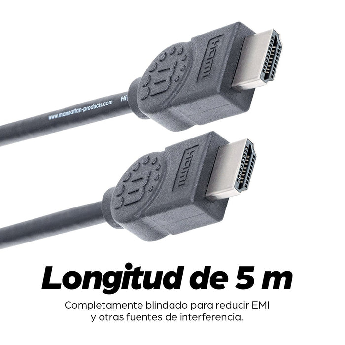 EAN 0766623323239 - Manhattan 323239 cable HDMI 5 m HDMI tipo A (Estándar) Negro imagen 11