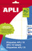 EAN 8410782016502 - APLI 01650 etiqueta autoadhesiva Rectángulo Permanente Blanco 90 pieza(s) imagen 1
