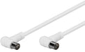 EAN 4040849673542 - Goobay 67354 cable coaxial 2,5 m IEC Blanco imagen 1