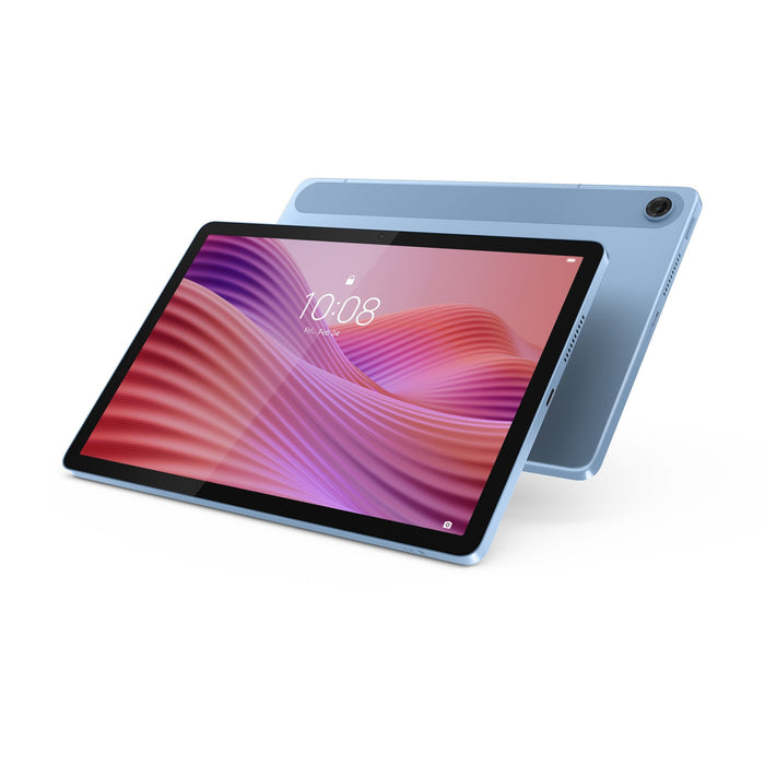 Tablet Lenovo Tab 10.1" Wuxga (Mediatek Helio G85, 4 Gb Ram, 128 Gb, 60 Hz, 2 Altavoces, Wi-Fi 5, Bluetooth 5.3, Android 14) Color Azul Polar  Incluye Case Transparente Con Soporte Incorporado