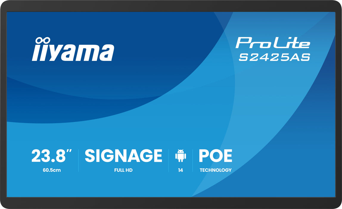 EAN 4948570127184 - iiyama ProLite S2425AS-B1P Pantalla plana para señalización digital 60,5 cm (23.8") LCD Wifi 500 cd / m²  imagen 3