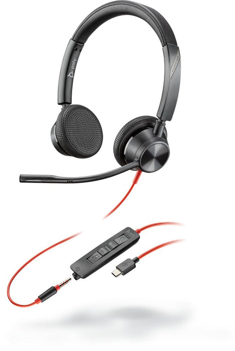 EAN 5715063369777 - Poly Blackwire 3325 Auriculares Alámbrico Diadema Oficina/Centro de llamadas USB Tipo C Negro imagen 1