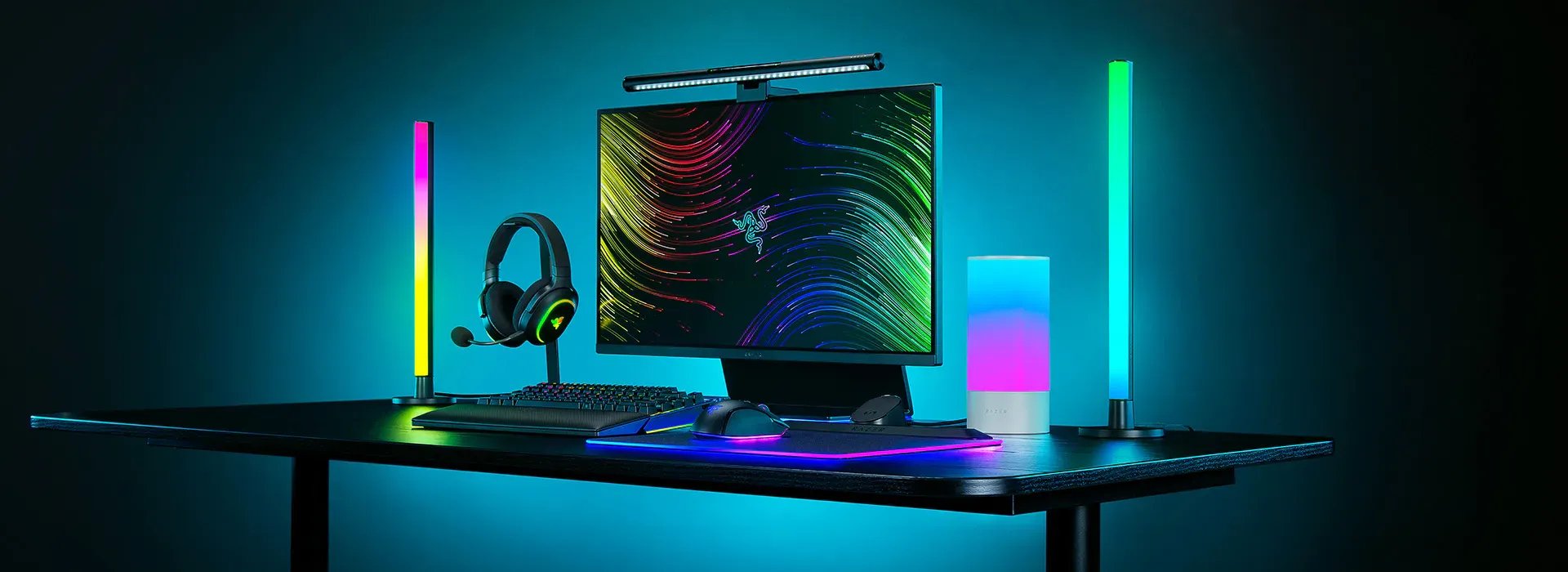 EAN 8887910000373 - Razer Aether Standing Light Bars luz de pantalla Negro imagen 7