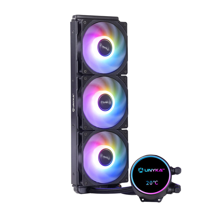 EAN 8436617921599 - UNYKAch AQUASTORM NEO 360 Procesador Kit de refrigeración líquida 12 cm Negro imagen 3