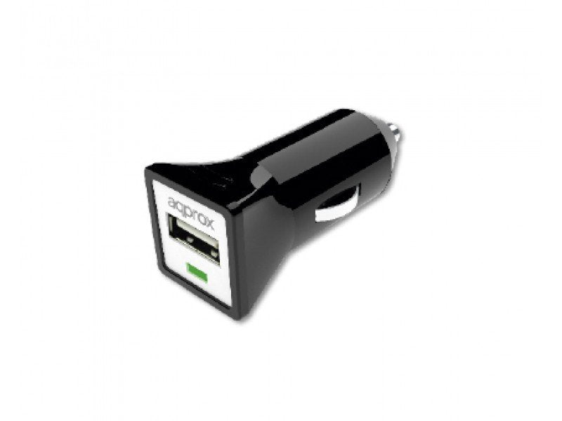 EAN 8435099516200 - Approx APPUSBCARB cargador de dispositivo móvil Universal Negro Encendedor de cigarrillos Auto imagen 1