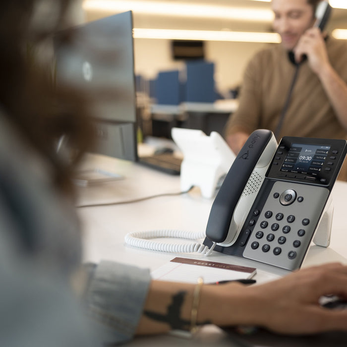 EAN 0197497341409 - HP Poly Edge E300 IP Phone and PoE-enabled teléfono IP Negro 8 líneas IPS imagen 3