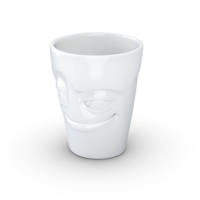 Fiftyeight Henkelbecher 350ml - Verschmitzt Blanco