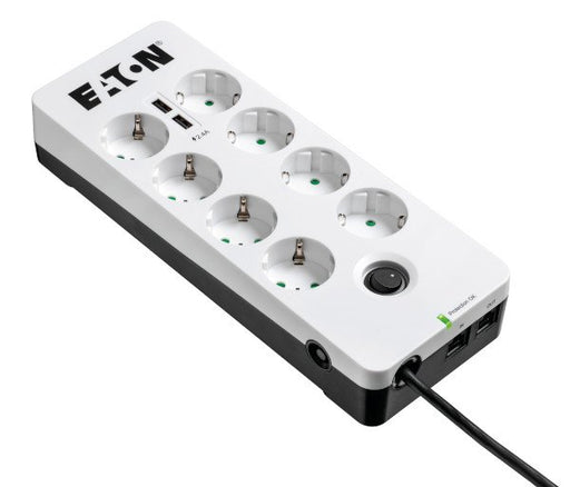 EAN 3553340667251 - Eaton PB8TUD limitador de tensión Negro, Blanco 8 salidas AC 220 - 250 V 1,5 m imagen 1